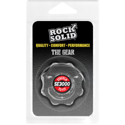 RockSolid by Doc Johnson Cockring The Gear 20 mm Transparent